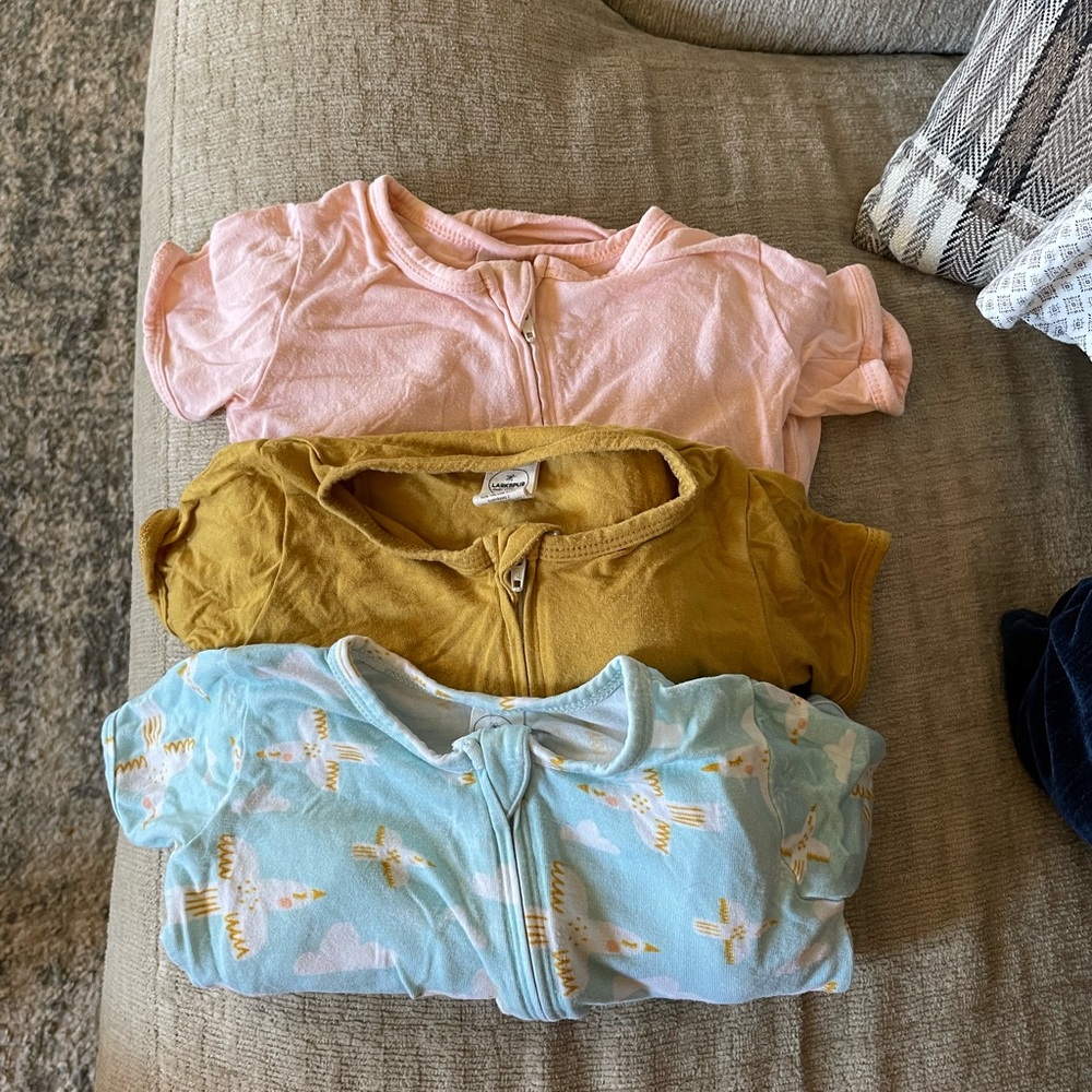 Larkspur Bamboo onesie